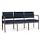 Lesro Lenox 3 Seat Tandem Seating W/ No Center Arms, 64.5 in W 24.5 in L 32 in H LS3101 - alternate 1